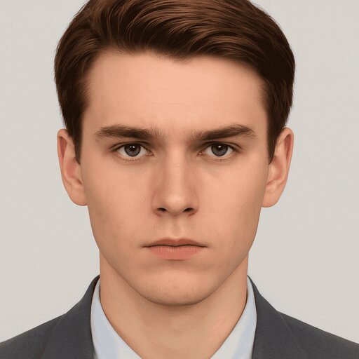 Perfect front face view example